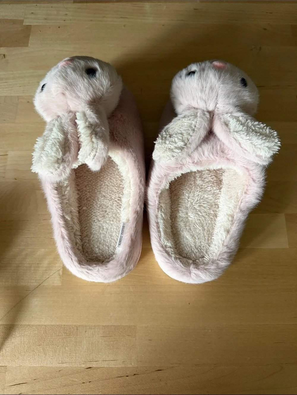 NEW! Kids Plush Bunny Slippers - Pink
